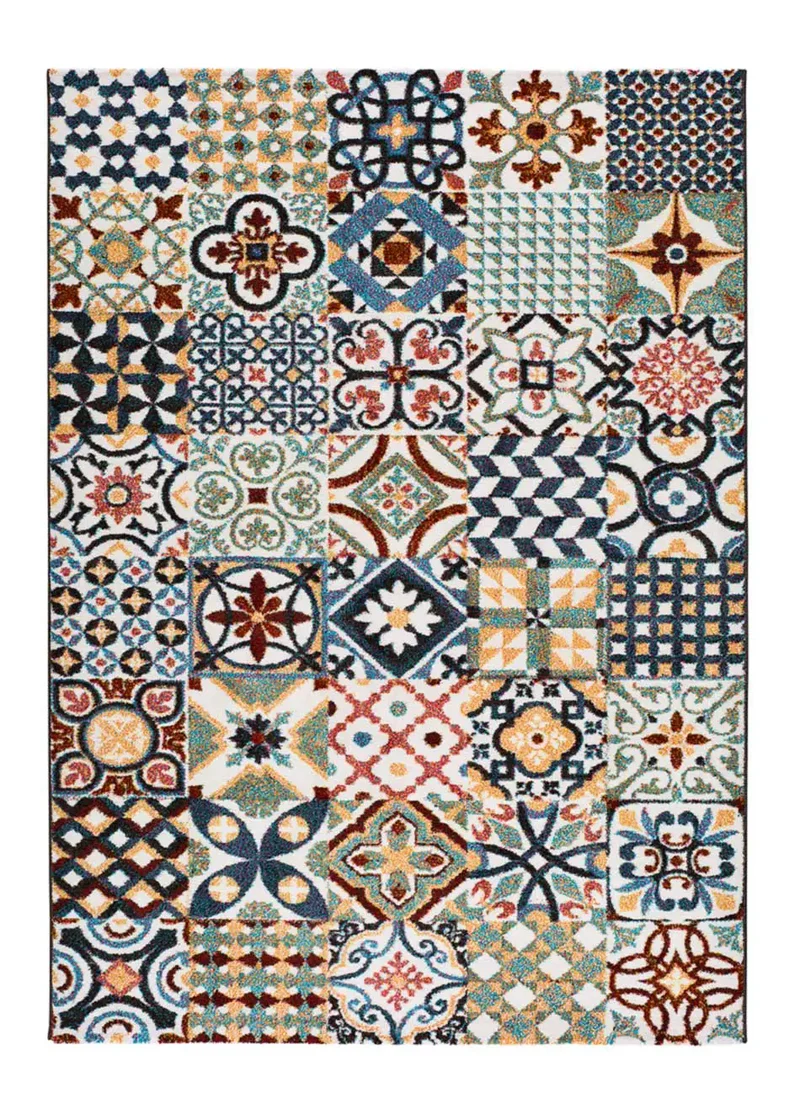 Alfombra hidráulica multicolor Moar 16192