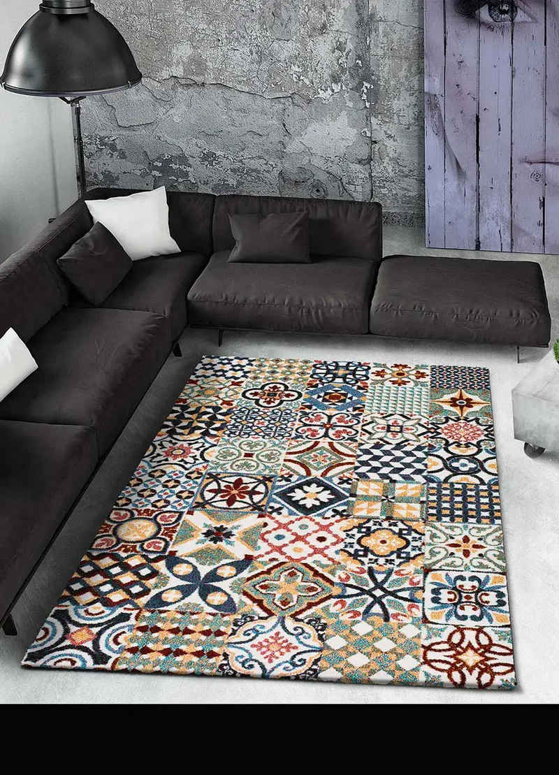 Alfombra hidráulica multicolor Moar 16192