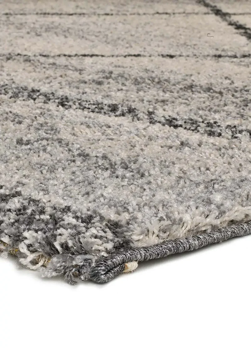 Alfombra shaggy gris Kasbah 8626