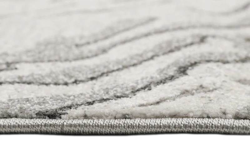 Teppich Grau Silber Kurzflor "Forest" WECONhome