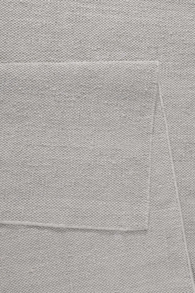 Esprit Kurzflor Teppich Hellgrau aus Baumwolle "Rainbow Kelim"