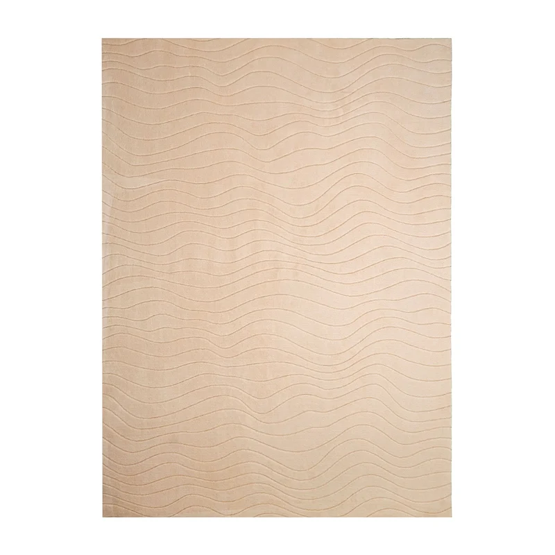 Teppich Wohnzimmer - Charm Waves Beige