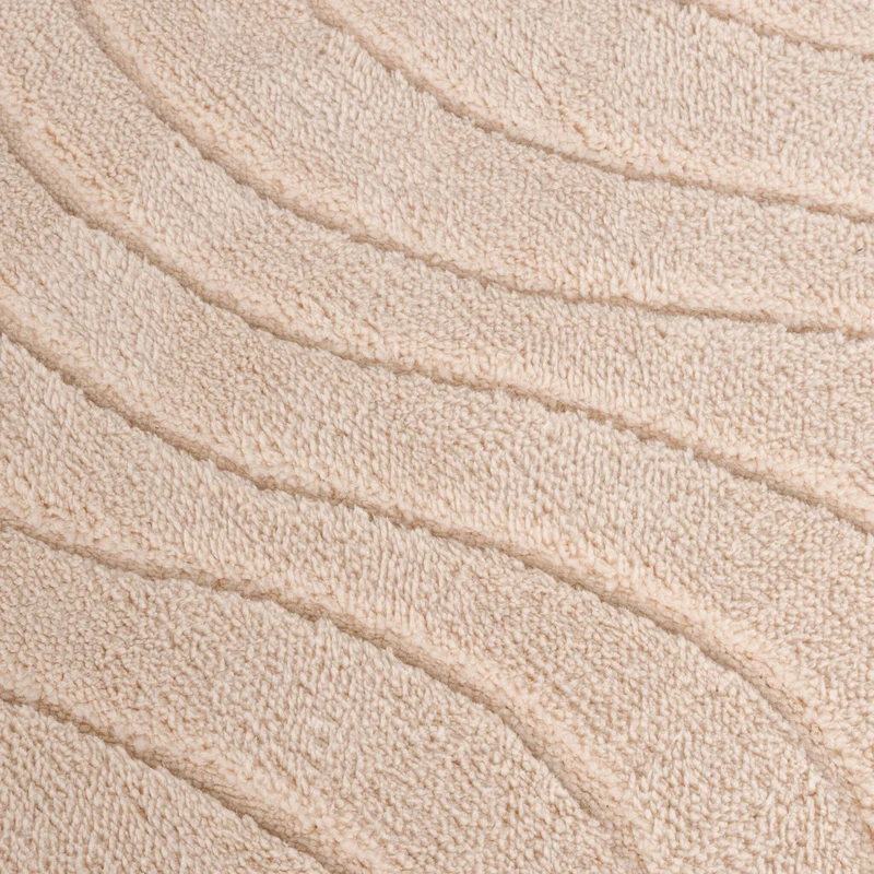 Teppich Wohnzimmer - Charm Waves Beige