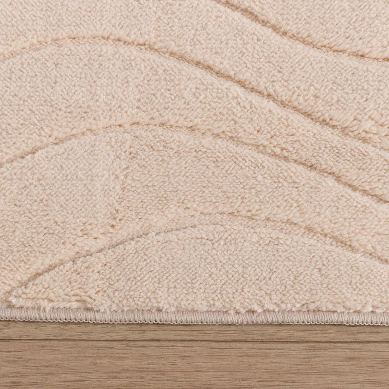 Teppich Wohnzimmer - Charm Waves Beige
