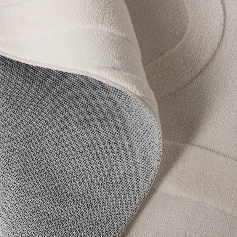 Teppich Wohnzimmer - Charm Shapes Weiß