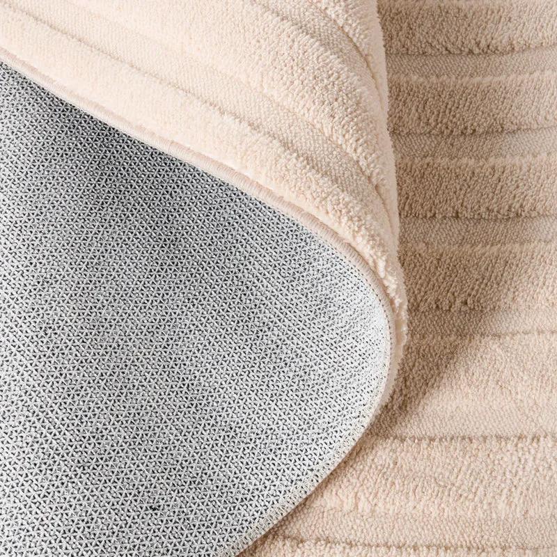 Teppich Wohnzimmer - Charm Curves Beige
