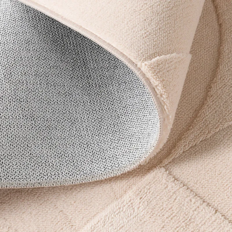 Teppich Wohnzimmer - Charm Circles Beige