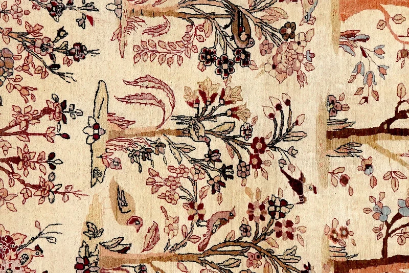 Teheran · Handgeknüpft – Beige, 200x140 cm