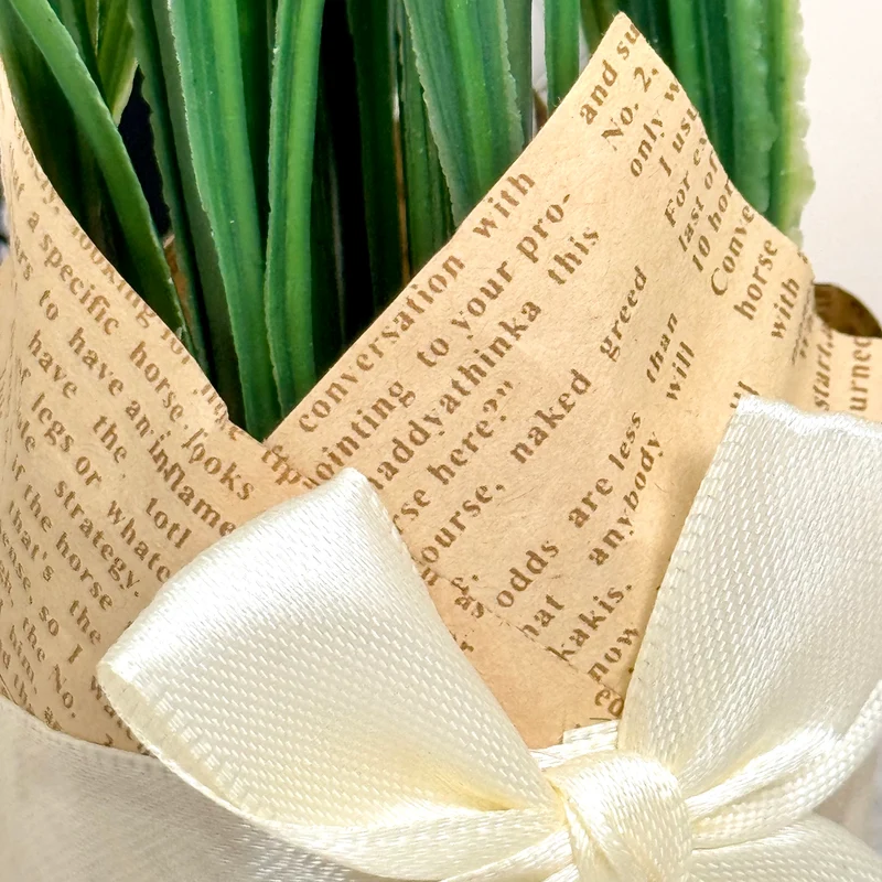 Kunstblumen Tulpen in Geschenkverpackung Deko Pink Frühling