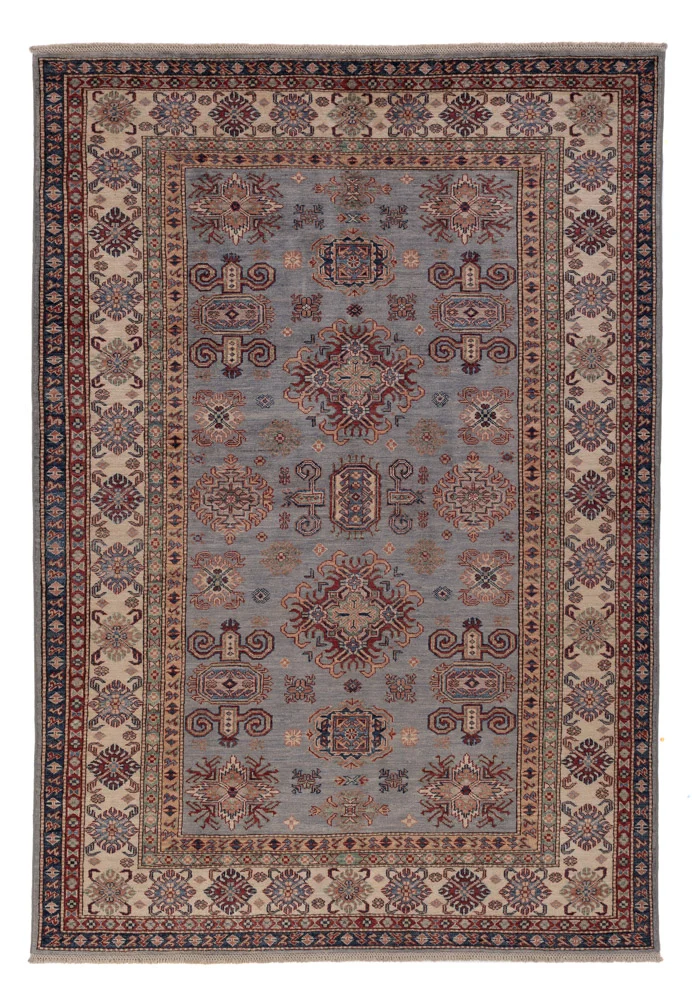 Kazak Teppich 169x247cm - Orientteppich - hellblau