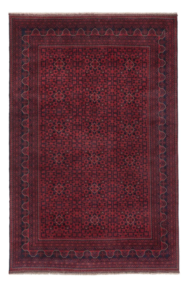 Khal Mohammadi Teppich 203x309cm - Orientteppich - dunkelrot