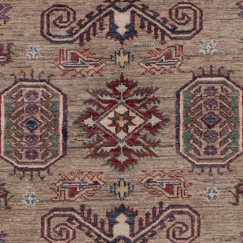 Kazak Teppich 171x236cm - Orientteppich - hellbraun