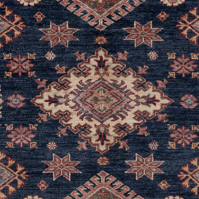 Kazak Teppich 172x238cm - Orientteppich - dunkelblau