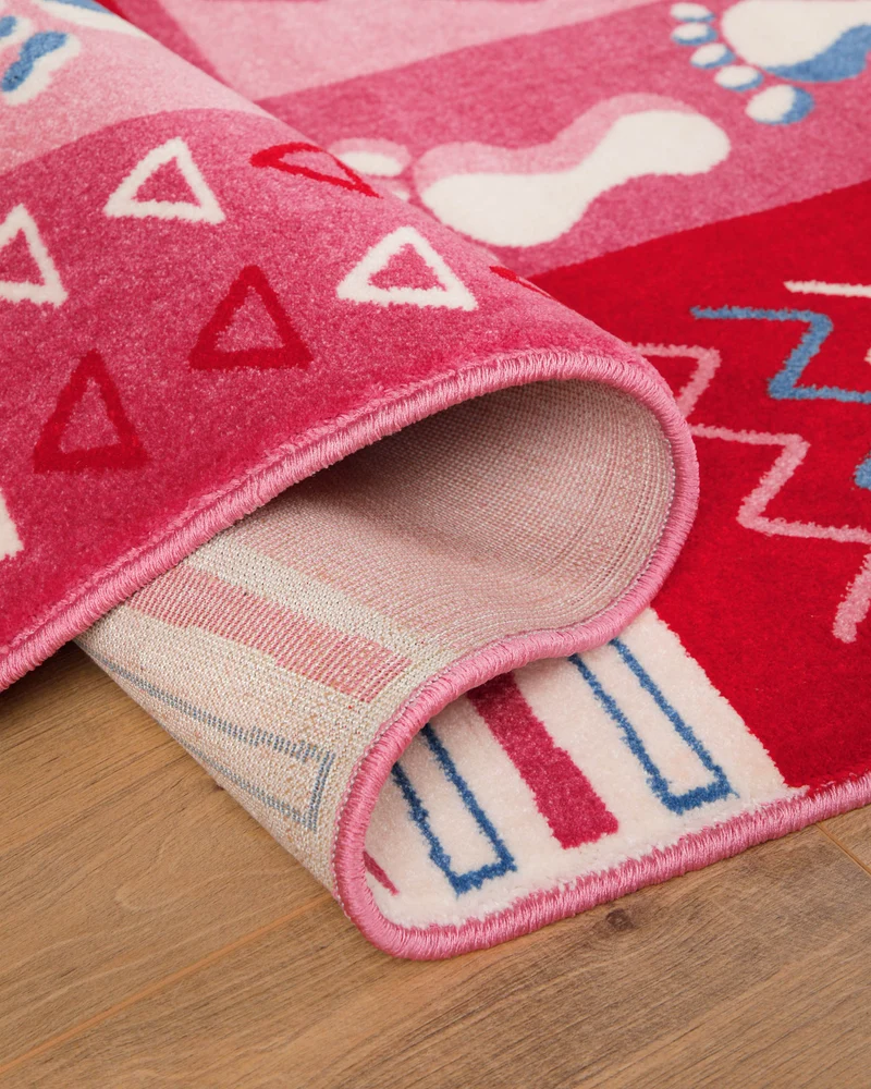 Kinderteppich Rosa "Hand&Feet" WECONhome