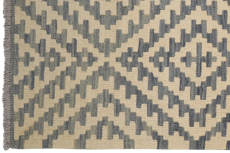Kelim Gashgai · Handgewebt – Beige, 245x60 cm