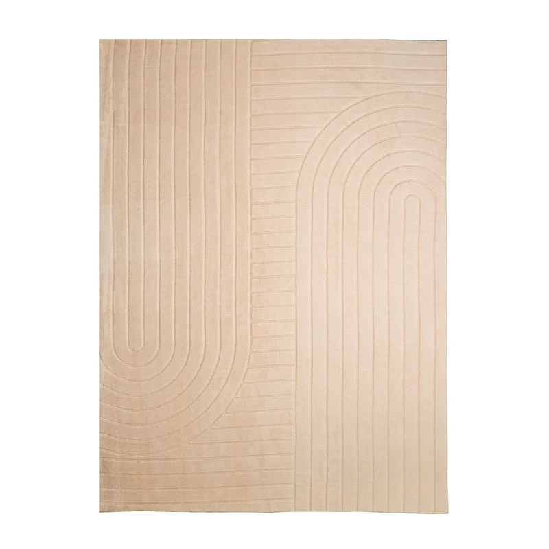 Teppich Wohnzimmer - Charm Arches Beige
