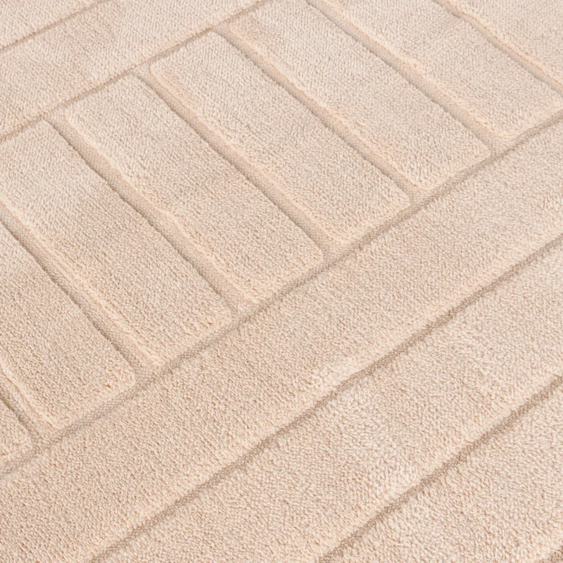 Teppich Wohnzimmer - Charm Arches Beige