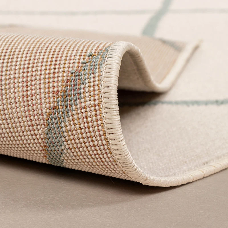 Teppich Skandinavisch - Odin Lines Creme Grün