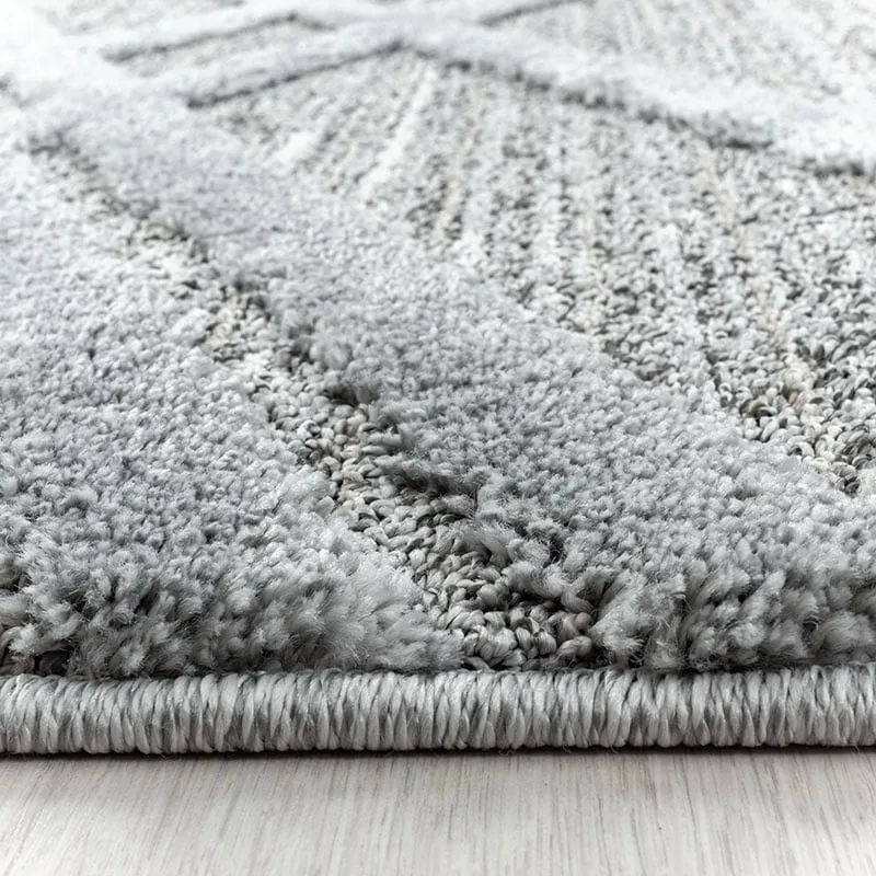 Teppich Skandinavisch - Pitea Double Grau