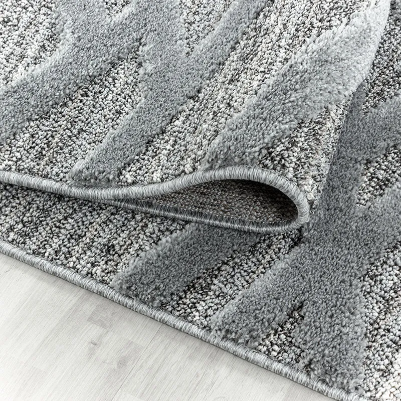 Teppich Skandinavisch - Pitea Double Grau