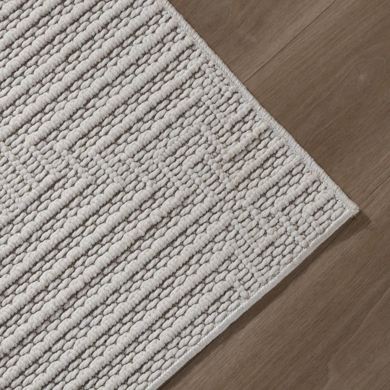 Teppich Läufer - Hidde 3D Lines Weiß
