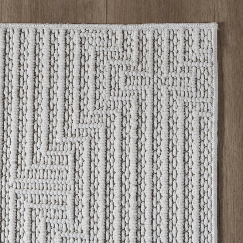 Teppich Läufer - Hidde 3D Lines Weiß