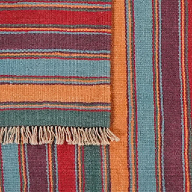 Kelim Gashgai · Handgewebt – Bunt, 190x76 cm