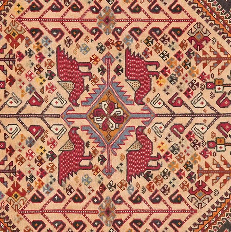 Gashgai · Handgeknüpft – Beige, 152x105 cm