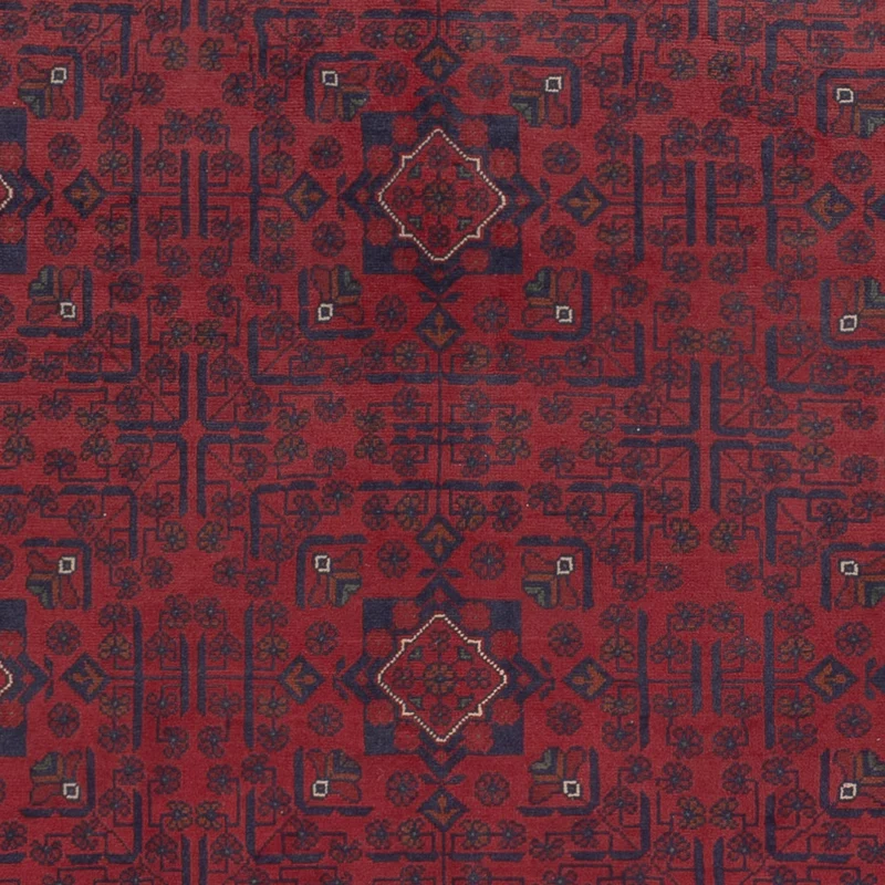 Khal Mohammadi Teppich 197x299cm - Orientteppich - dunkelrot