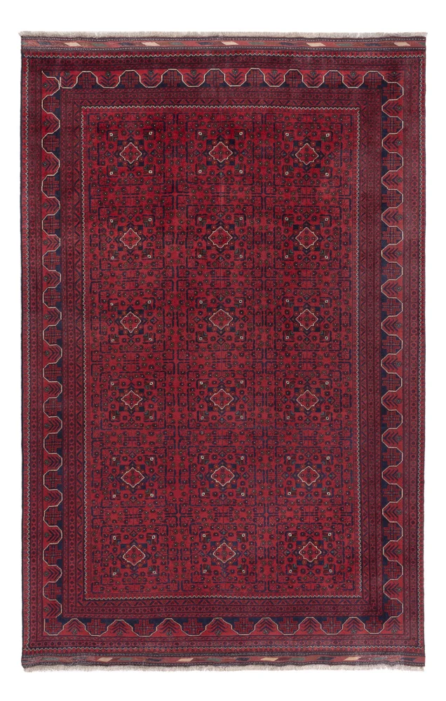 Khal Mohammadi Teppich 197x296cm - Orientteppich - dunkelrot