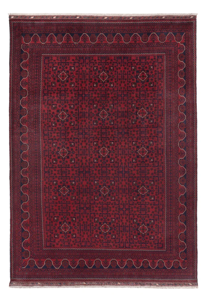 Khal Mohammadi Teppich 204x288cm - Orientteppich - dunkelrot