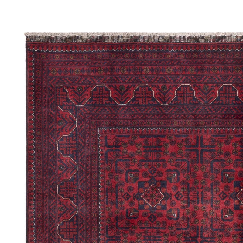 Khal Mohammadi Teppich 200x292cm - Orientteppich - dunkelrot