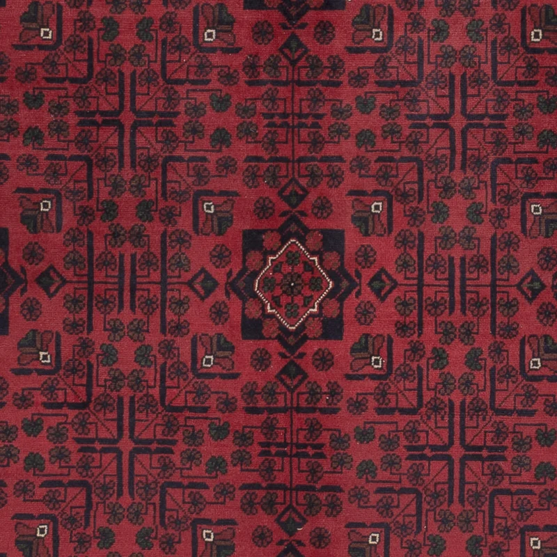 Khal Mohammadi Teppich 198x295cm - Orientteppich - dunkelrot