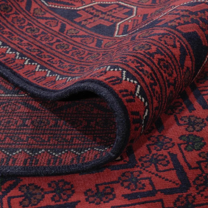 Khal Mohammadi Teppich 198x295cm - Orientteppich - dunkelrot