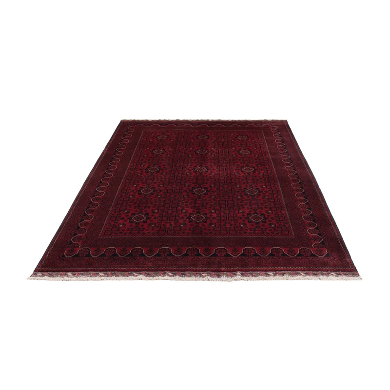 Khal Mohammadi Teppich 198x295cm - Orientteppich - dunkelrot