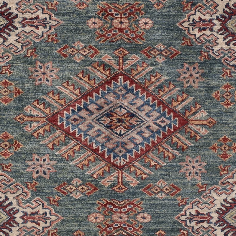 Kazak Teppich 175x230cm - Orientteppich - hellblau