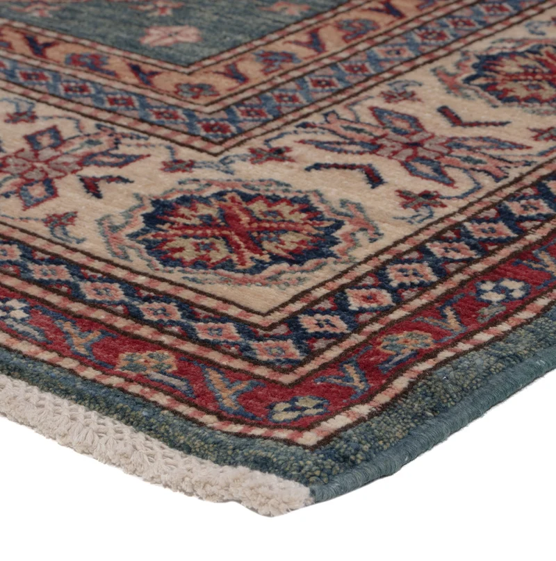 Kazak Teppich 175x230cm - Orientteppich - hellblau
