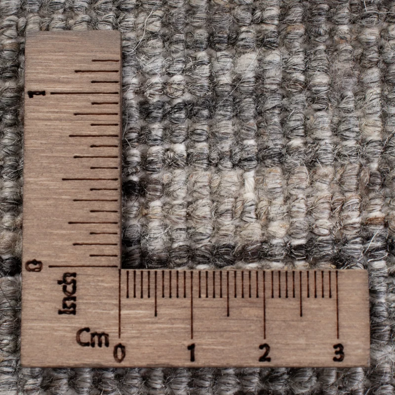 Berber Teppich 185x238cm - Wollteppich - dunkelgrau