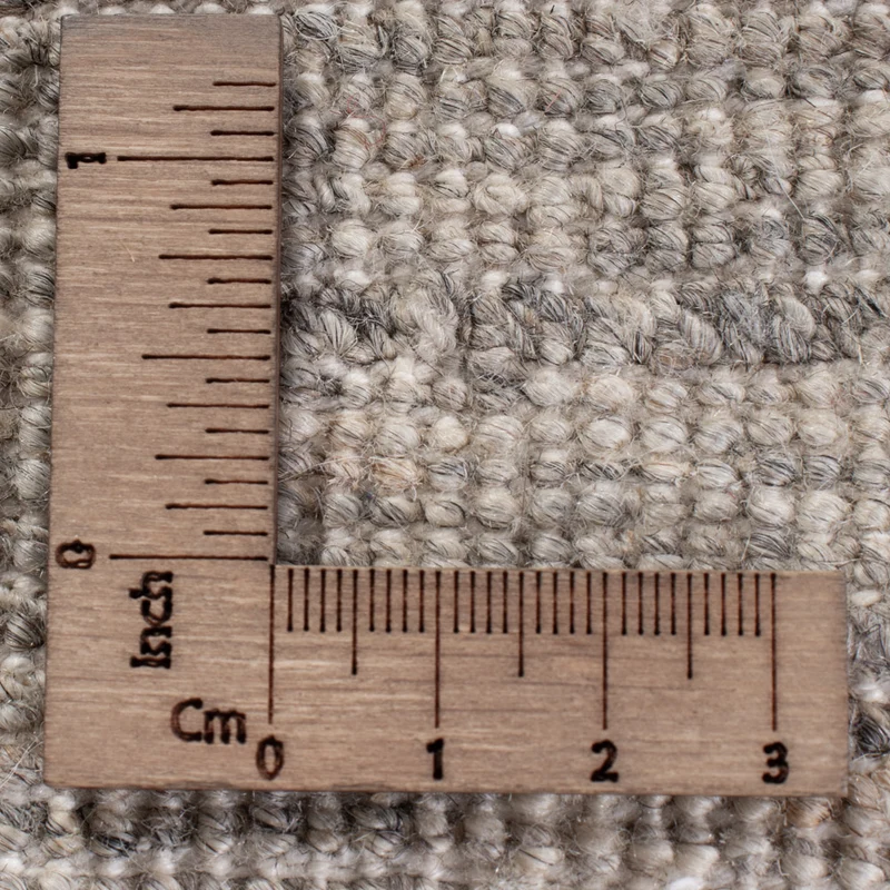 Berber Teppich 180x236cm - Wollteppich - dunkelgrau