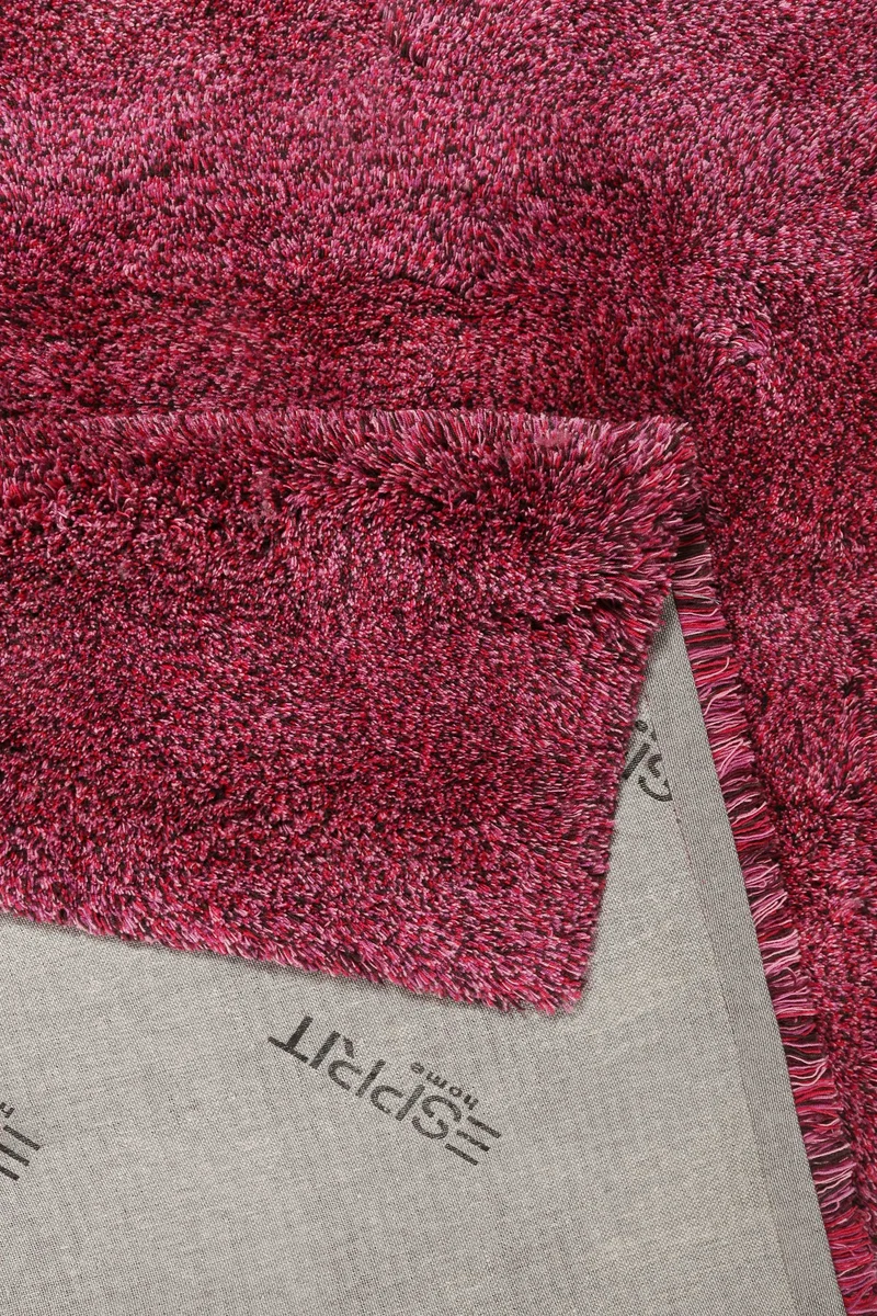 Esprit Wollteppich Violett meliert Hochflor "Purple Passion"
