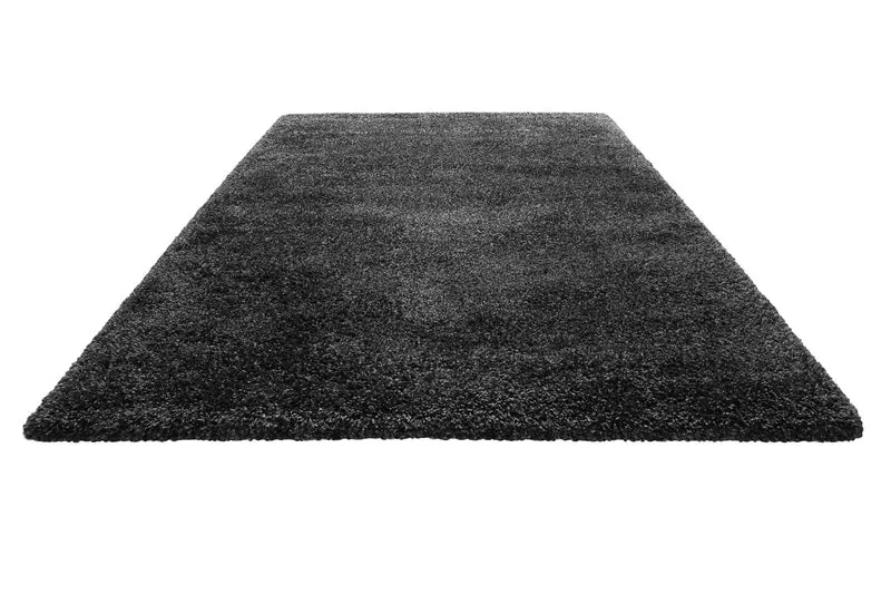 Teppich Dunkelgrau meliert Hochflor "Bozen" Homie Living