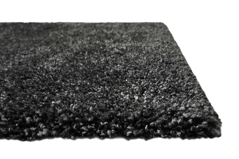 Teppich Dunkelgrau meliert Hochflor "Bozen" Homie Living