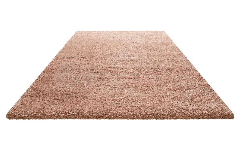 Teppich Altrosa meliert Hochflor "Bozen" Homie Living