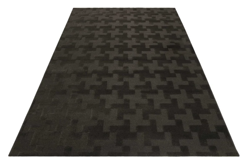 Esprit Teppich Grau Anthrazit aus Wolle "Craft"