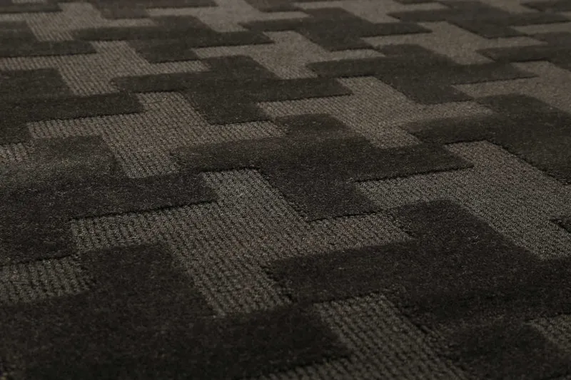 Esprit Teppich Grau Anthrazit aus Wolle "Craft"