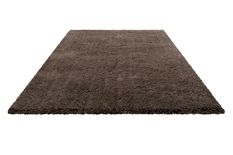 Wollteppich Taupe Shaggy Hochflor "Rossi" Homie Living