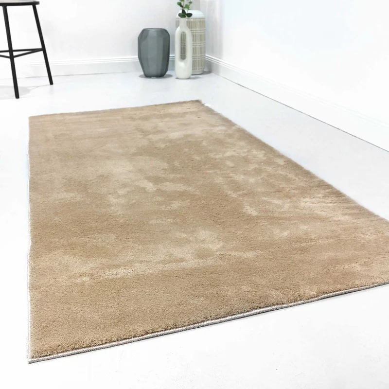 Teppich Sand Beige soft & weich " Lago" Homie Living
