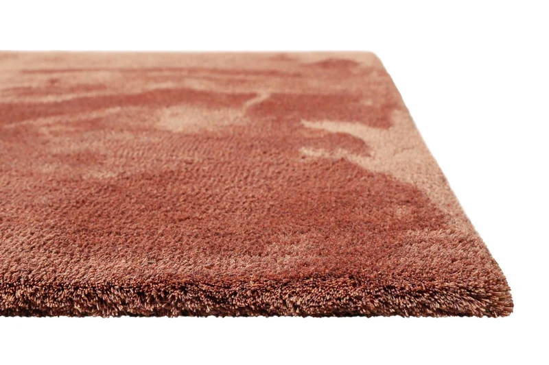 Teppich Rot Braun Hochflor "Sienna" Homie Living
