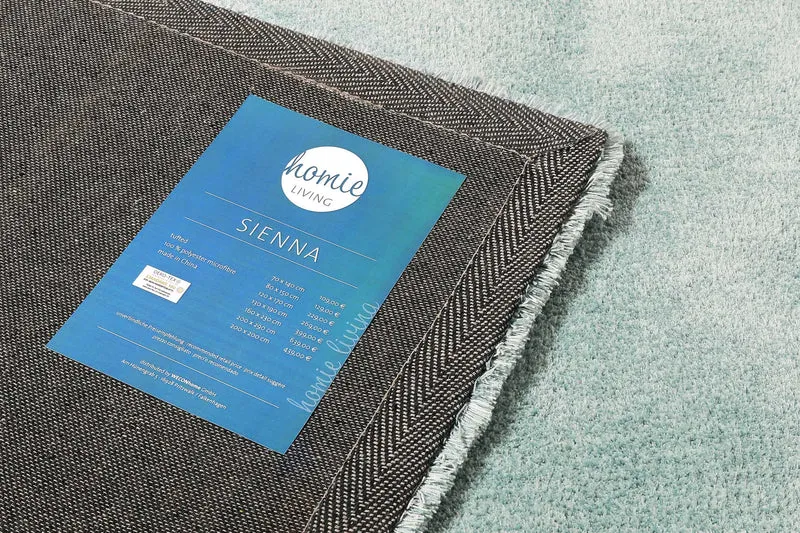 Teppich Grün Hochflor "Sienna" Homie Living
