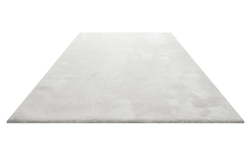 Teppich Hellgrau Creme Hochflor "Sienna" Homie Living